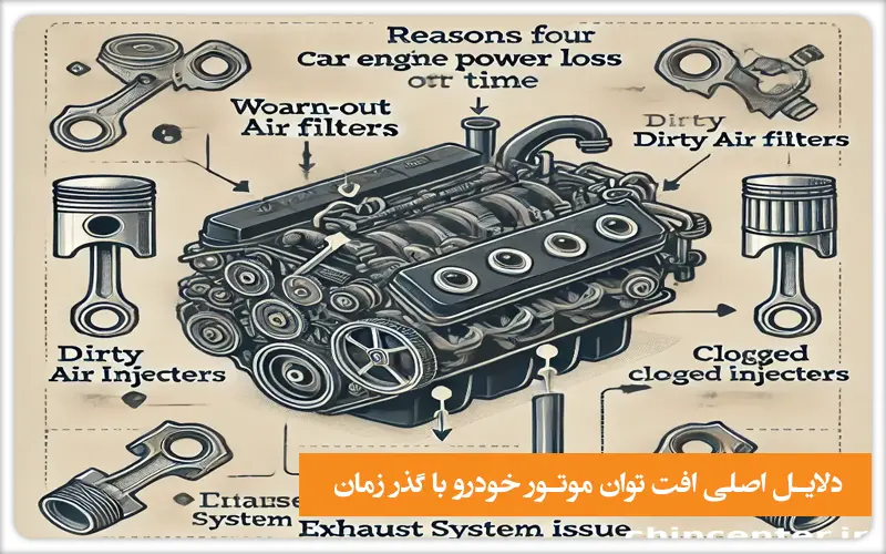 دلایل اصلی افت توان موتور خودرو با گذر زمان