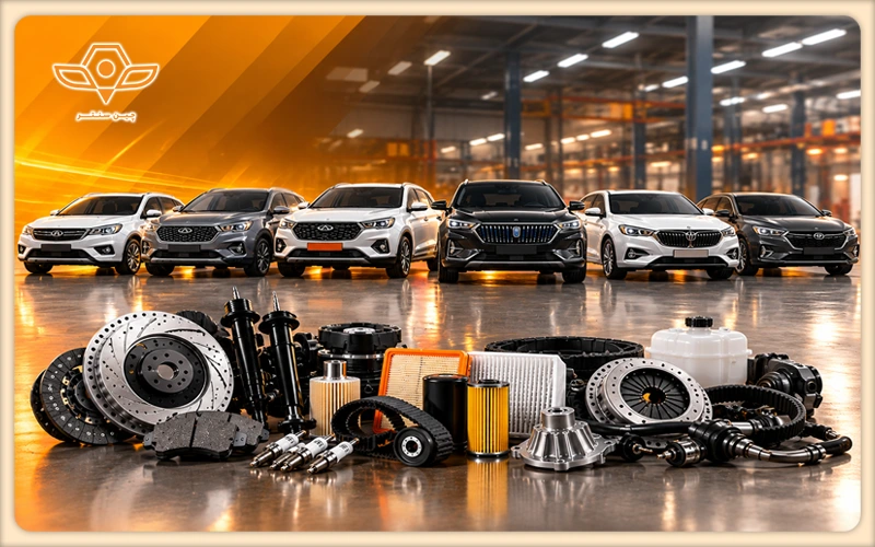 چین سنتر فروشنده لوازم یدکی خودرو های چینی